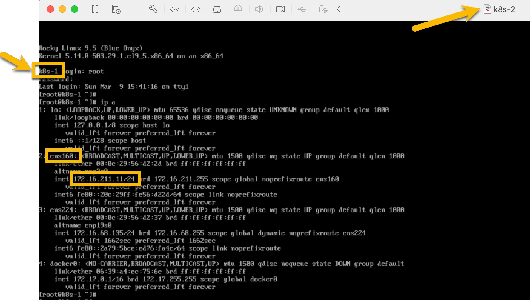 first time start k8s 2
